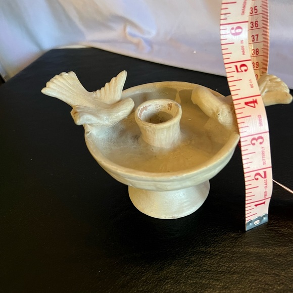 Perfect centerpiece for a table too small birds on a candle stick hand made - Picture 2 of 8